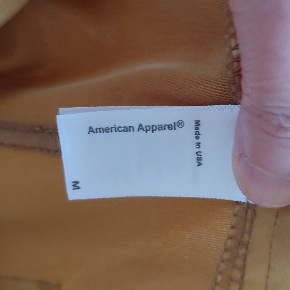 American Apparel Disco Pants in Gold Caramel - Picture 5 of 5